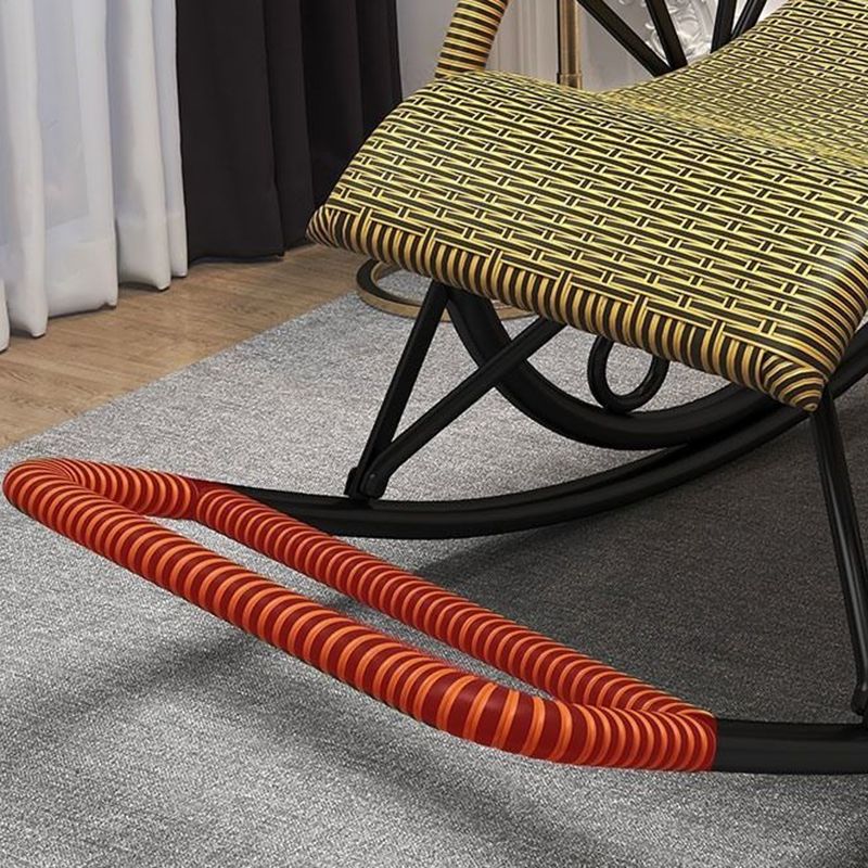 Silla de cuerda tejida contemporánea de silla de mimbre para sala de estar para sala de estar