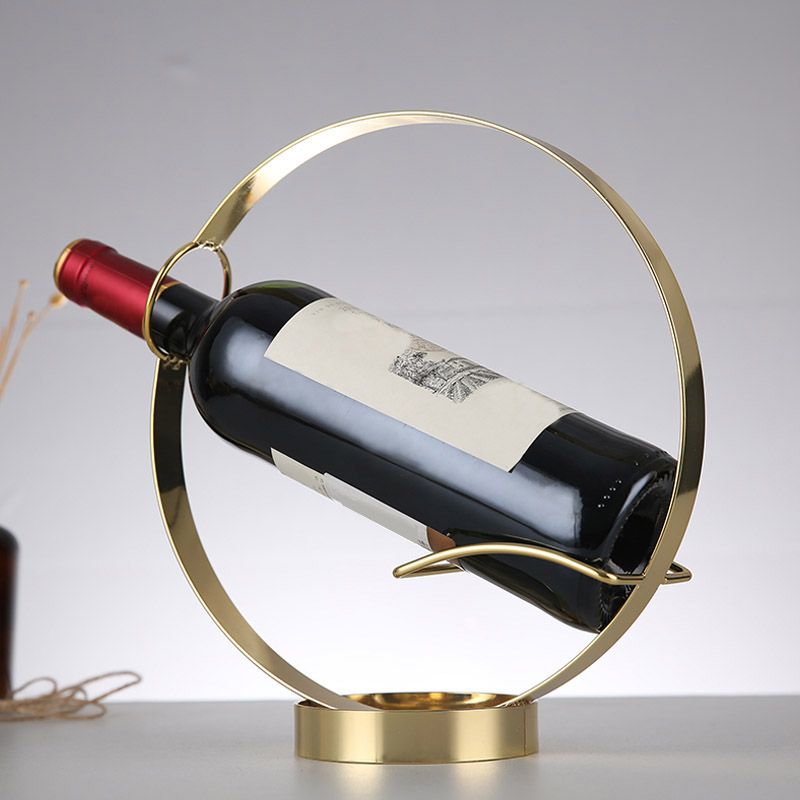 Pastelera de vinos de encimera Pastel de botellas de vino glamorosa para sala de estar