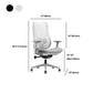 Contemporary Arm Chair Adjustable Arms Adjustable Seat Height Swive Office Chair