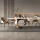 Luxury 1/4/5/7 Pieces Rectangle Dining Set Sintered Stone Dining Table with Leather Chairs Clearhalo 'Dining Room Sets' 'Dining Tables & Seating' 'dining_room_set' 'furn' 'furn_dining_room_set' 'Furniture' 'furniture_dining_room_set' 'Kitchen & Dining Furniture' 'kitchen&dining_furn' 'kitchen' 1200x1200_83e02208-bc4a-4ab9-aced-d39a3d5d2120