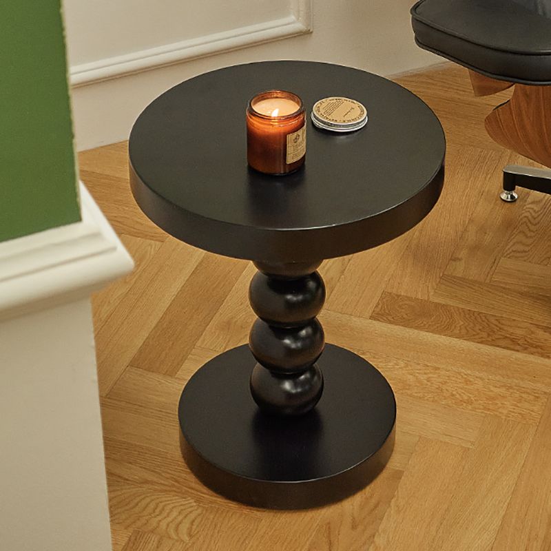 Round Solid Wood Side Table Scandinavian 20" Tall Pedestal End Table Clearhalo 'Coffee & Accent Tables' 'End & Side Tables' 'end_side_tables' 'furn' 'furn_end_side_tables' 'Furniture' 'Living Room Furniture' 1200x1200_83e254ba-785b-441c-8930-2816ff3c6a64