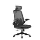 Modern Desk Chair Mesh Ergonomic Chair High-Back Chair in Black