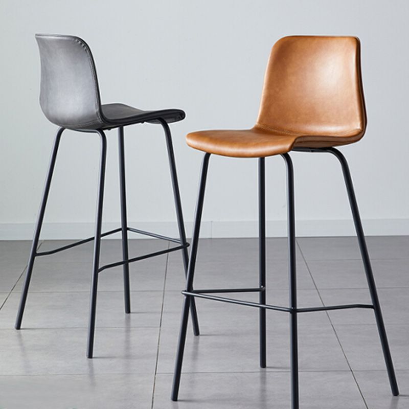 Nordic Style Bar Stool Metal Counter Bar Stool for Restaurant Clearhalo 'Bar Furniture' 'Bar Stools' 'bar_stools' 'furn' 'furn_bar_stools' 'Furniture' 'furniture_bar_stools' 'Kitchen & Dining Furniture' 1200x1200_83ea6d1c-cbec-41c8-b061-cc92b0efd283
