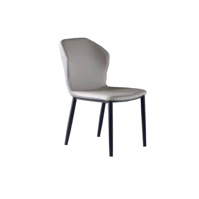 Modern Leather Home Side Chair Matte Finish Wingback Dining Chair (Set of 2) Clearhalo ' kitchen&dining_furn' 'Dining Chairs' 'Dining Tables & Seating' 'dining_chair' 'furn' 'furn_dining_chair' 'Furniture' 'furniture_dining_chair' 'Kitchen & Dining Furniture' 'kitchen' 1200x1200_83eacd42-b033-4b80-8102-94f4f256d945