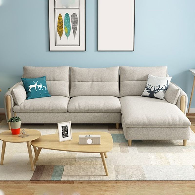 Nordic Living Room Sofa Pillow Top Arm Cushions Wooden Sofa Chaise Clearhalo 'furn' 'furn_sectionals' 'Furniture' 'Living Room Furniture' 'Sectionals' 1200x1200_83eafa5b-d38c-4f23-9ef0-e3f73b272cce