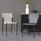 Modern Style Metal Chairs Armless Chair for Kitchen with Metal Legs