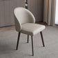 Contemporary Kitchen Dining Side Chair Upholstered Dining Chair in White