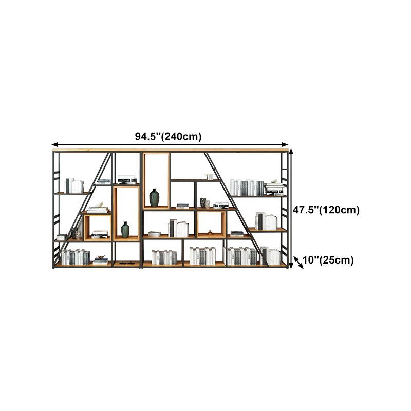 47.24"H Bookshelf Modern Style Bookcase for Study Room and Office Clearhalo 'Bookcases' 'furn' 'furn_bookcases' 'Furniture' 'furniture_bookcases' 'Office Furniture' 1200x1200_83eec650-70a2-4294-a871-4fd32f82bd00
