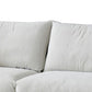 Scandinavian Stain-resistant Sofa Bed Faux Leather Sleeper Sofa