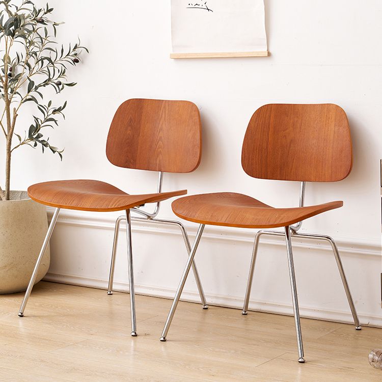 Sedia da sala da pranzo in legno in legno in legno contemporaneo per casa