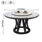 Simplicity Dining Table Ash Wood Single Pedestal Base Round Table for Home Clearhalo ' dining_table' 'Dining Tables & Seating' 'Dining Tables' 'furn' 'furn_dining_table' 'Furniture' 'furniture_dining_table' 'Kitchen & Dining Furniture' 'kitchen&dining_furn' 'kitchen' 'kitchen_dining_table' 1200x1200_83f15a9b-f729-4301-8de2-a4ba298aa87f