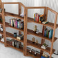 Open Back Folding Bookshelf Wood Contemporary Bookcase for Home Clearhalo 'Bookcases' 'furn' 'furn_bookcases' 'Furniture' 'Office Furniture' 1200x1200_83f20393-4f94-4f2c-a41c-defa05558aee
