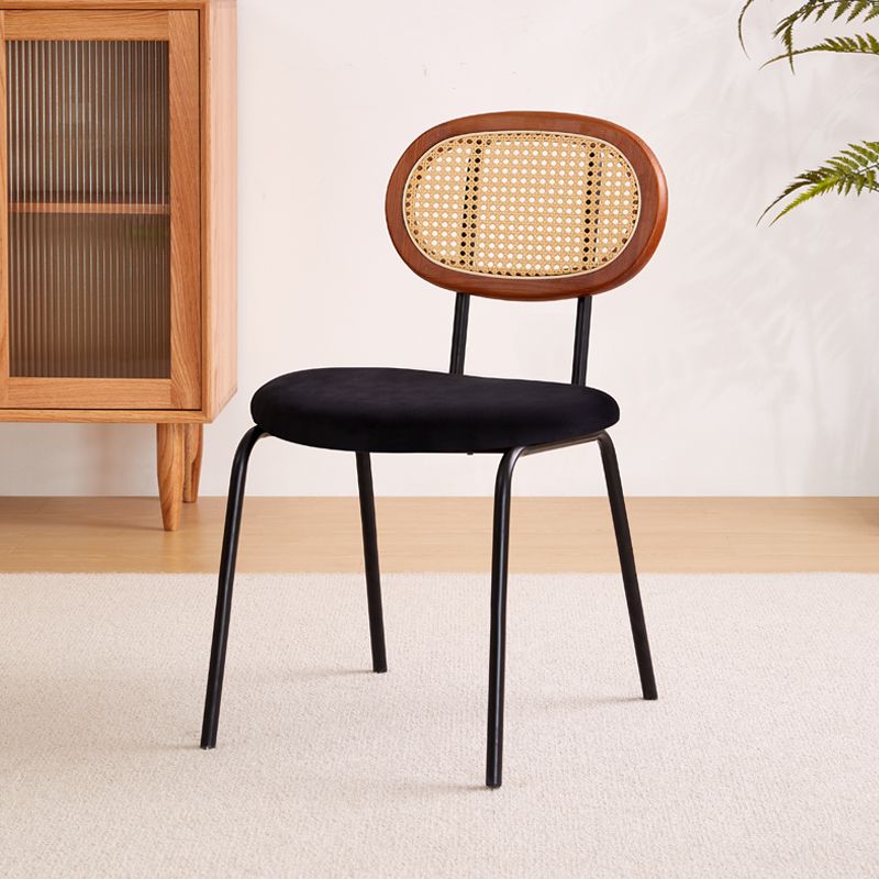 Modern Style Metal Chair Set Open Back Side Kitchen Dining Room Chairs Clearhalo ' kitchen&dining_furn' 'Dining Chairs' 'Dining Tables & Seating' 'dining_chair' 'furn' 'furn_dining_chair' 'Furniture' 'furniture_dining_chair' 'Kitchen & Dining Furniture' 'kitchen' 1200x1200_83f50957-d241-4f7f-861f-66a363aa256c