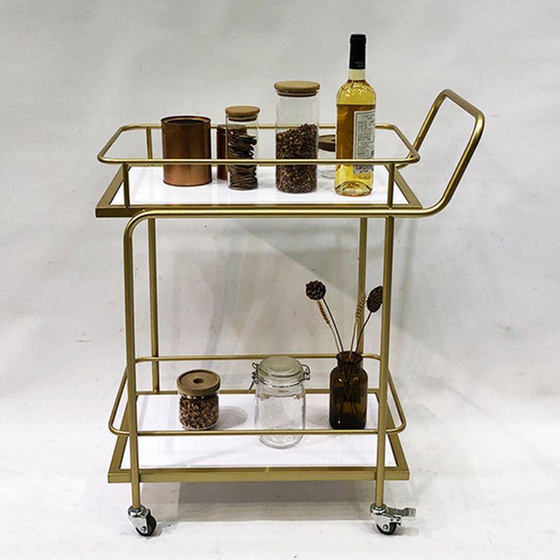 Modern Home Dining Prep Table 23.6"L Open Storage Rectangular Rolling Prep Table Clearhalo 'furn' 'furn_kitchen_islands_carts' 'Furniture' 'Kitchen & Dining Furniture' 'Kitchen Islands & Carts' 'kitchen_islands_carts' 1200x1200_83f8feda-dd44-4f12-9a1d-ec9dd5dbaaf9