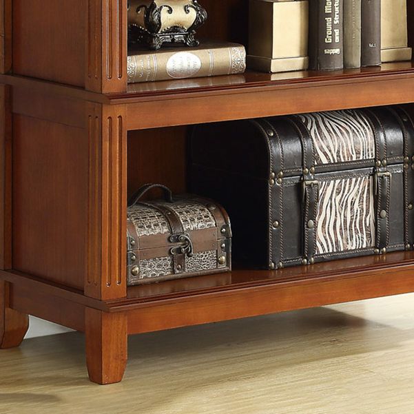 14" Wide Contemporary Shelf Vertical Closed Back Solid Wood Bookcase Clearhalo 'Bookcases' 'furn' 'furn_bookcases' 'Furniture' 'Office Furniture' 1200x1200_83f9ed84-6c52-4362-955d-9d149214b636