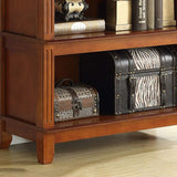 14" Wide Contemporary Shelf Vertical Closed Back Solid Wood Bookcase Clearhalo 'Bookcases' 'furn' 'furn_bookcases' 'Furniture' 'Office Furniture' 1200x1200_83f9ed84-6c52-4362-955d-9d149214b636