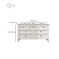 American traditionnel lingerie poitrine Birch rangement commode coffre pour chambre à coucher