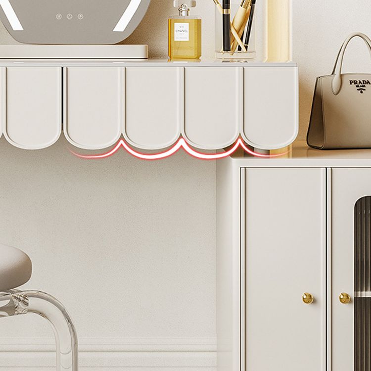 照明ミラーメイクアップバニティデスクホワイトバニティドレッシングテーブルセット