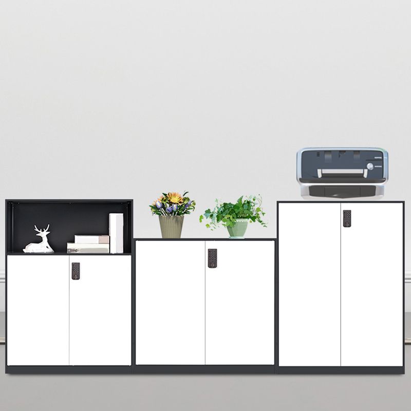 Zeitgenössischer Aktenschrank Stahlrahmen Elektronische Löschverriegelungskabinett für Büro