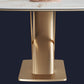 Stone Top Dining Table Traditional Luxury Rectangle Dining Table with Pedestal Base Clearhalo 'Dining Tables & Seating' 'Dining Tables' 'dining_table' 'furn' 'furn_dining_table' 'Furniture' 'furniture_dining_table' 'Kitchen & Dining Furniture' 'kitchen' 'kitchen_dining_table' 1200x1200_84020013-0031-4fd3-9819-0b6af5f0a89c