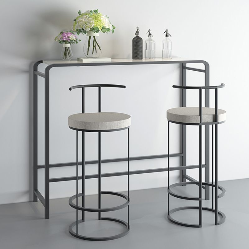 Industrial Bar Table Bar Height Rectangle Pub Table for Indoor and Breakroom