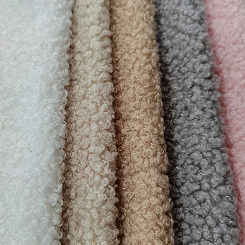 Wool Sloped Arm Sofa Contemporary Curved Sofa for Living Room