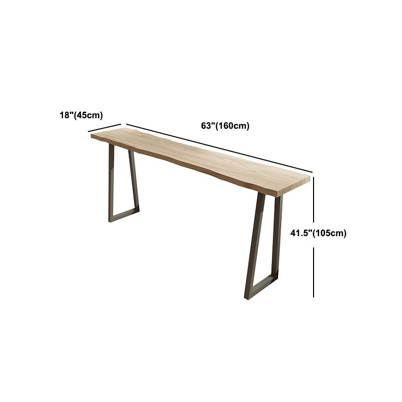 Juego de mesa de Pub rectangular moderno, mesa de mostrador de madera de 1/5 piezas con taburetes altos