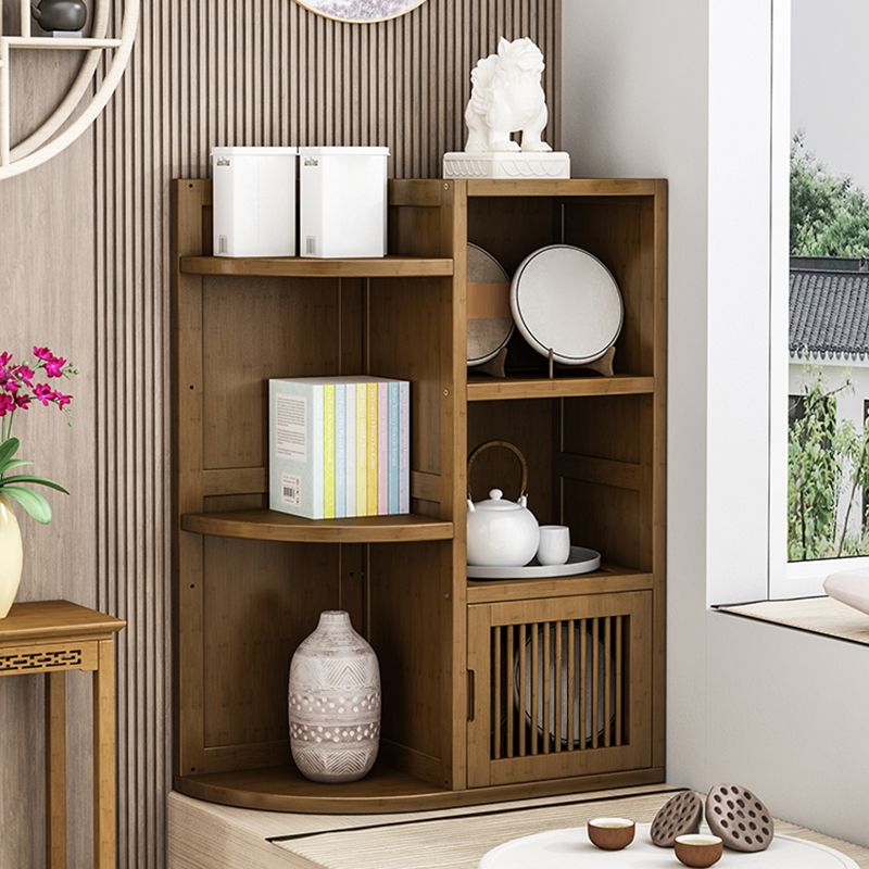 Brown Shelf Bookcase with Doors Vertical Bookshelf for Study Room Clearhalo 'Bookcases' 'Furniture' 'furniture_bookcases' 'Office Furniture' 1200x1200_84041a7f-c888-4062-8afc-3162834956bc