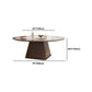 Contemporary Sintered Stone Table Round Table Set 1/6/8/9/12 Pieces Dining Set Clearhalo 'Dining Room Sets' 'Dining Tables & Seating' 'dining_room_set' 'furn' 'furn_dining_room_set' 'Furniture' 'Kitchen & Dining Furniture' 1200x1200_84044a09-64b8-4f3f-9d6c-8a7bd58ed47f