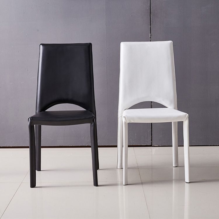 Modern Metal Dining Room Chair Open Back Dining Side Chair for Restaurant Use Clearhalo ' kitchen&dining_furn' 'Dining Chairs' 'Dining Tables & Seating' 'dining_chair' 'furn' 'furn_dining_chair' 'Furniture' 'furniture_dining_chair' 'Kitchen & Dining Furniture' 'kitchen' 1200x1200_84062c85-045a-468a-8653-f178fe3d5250