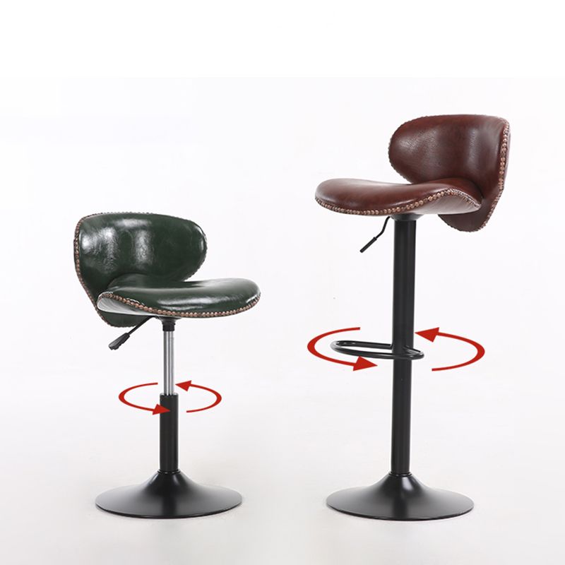 Modern Liftable Bar-stool PU Leather Counter Bar Stool with Metal Legs for Bristol Clearhalo 'Bar Furniture' 'Bar Stools' 'bar_stools' 'furn' 'furn_bar_stools' 'Furniture' 'furniture_bar_stools' 'Kitchen & Dining Furniture' 1200x1200_84063b38-32ac-4b7a-bedd-4eef1dadd874
