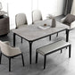 Modern 1/5 Pieces Dining Set Rectangle Stone Dining Table for Kitchen Clearhalo 'Dining Room Sets' 'Dining Tables & Seating' 'dining_room_set' 'furn' 'furn_dining_room_set' 'Furniture' 'Kitchen & Dining Furniture' 1200x1200_8406d292-e48c-42e9-8efb-83dcd6a23101