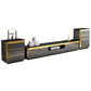 Open Storage TV Media Console Glam Media Console TV Stand with Drawers Clearhalo 'furn' 'furn_tv_stands_entertainment_centers' 'Furniture' 'Living Room Furniture' 'TV Stands & Entertainment Centers' 'TV Stands & Media Storage Furniture' 'tv_stands_entertainment_centers' 1200x1200_8406efe5-d18f-4283-b4b0-e60aa5fdca61