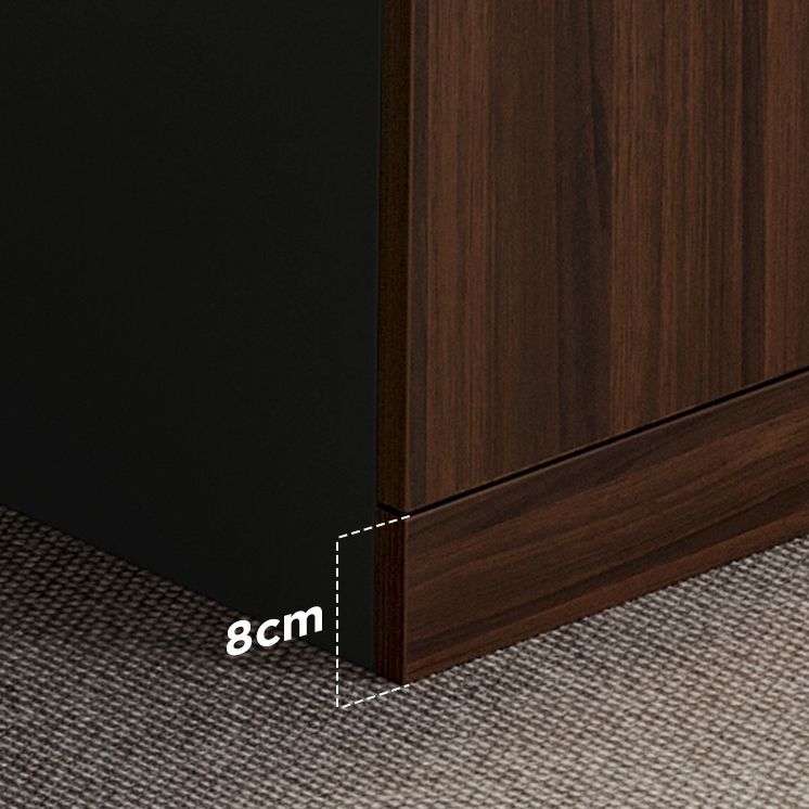 Modern Wood Office Desk Cable Management Rectangular Computer Desk with Drawers