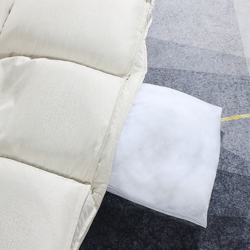 Modern Tight Back Convertible Sleeper Sofa Fabric Armless Solid Color Sofa Clearhalo 'furn' 'furn_sofas' 'Furniture' 'furniture_sofas' 'Living Room Furniture' 'Sofa' 'sofas' 1200x1200_8407afdc-7063-4268-88c3-e55d117675ee