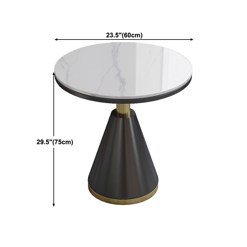Table traditionnelle de luxe rond de luxe rond table en pierre pour la cuisine