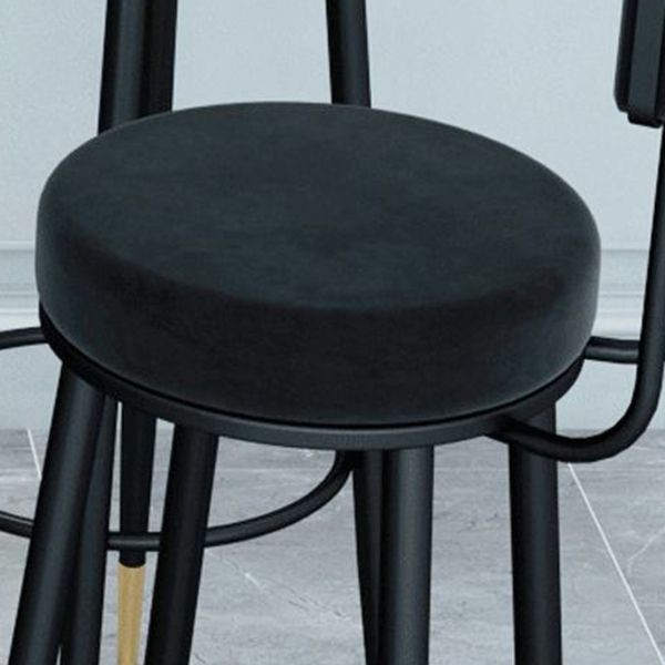1/3/4/5 Pieces Glam Iron Bar Table Set Round Bistro Set with Black Faux Marble Top Clearhalo 'Bar Furniture' 'furn' 'furn_home_bar_bar_sets' 'Furniture' 'Home Bars & Bar Sets' 'home_bar_bar_sets' 'Kitchen & Dining Furniture' 1200x1200_840a0308-e438-422d-8832-5cd9e1bc50ac