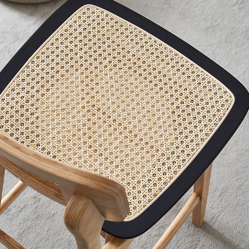 Moderno Back Back-Bar-Sobre Square Bar taburete con patas de madera