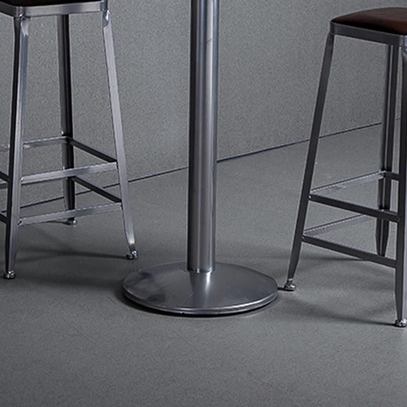 Set tavolo da bar in legno massello stile industriale da 1/2/3 pezzi
