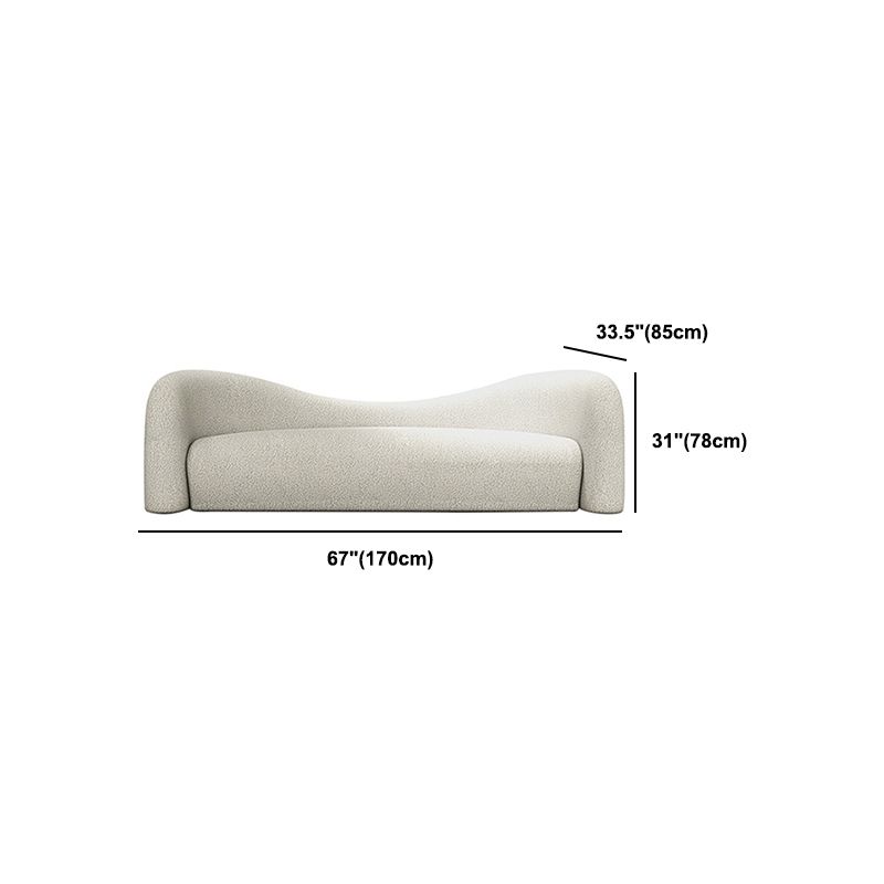 White Contemporary Curved Sofa Wool Tuxedo Arm Sofa for Living Room Clearhalo 'furn' 'furn_sofas' 'Furniture' 'Living Room Furniture' 'Sofa' 'sofas' 1200x1200_840e4f33-7311-4691-9552-7c1b73472309