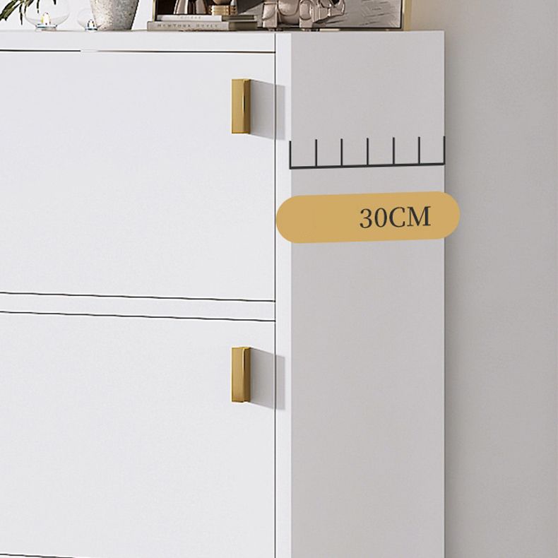 Modern Rectangle Chest White Wood Storage Cabinet with Drawer Clearhalo 'Cabinets & Chests' 'cabinets_chests' 'furn' 'furn_cabinets_chests' 'Furniture' 'Living Room Furniture' 1200x1200_8410af34-8811-47d7-b266-ea24e8af698a