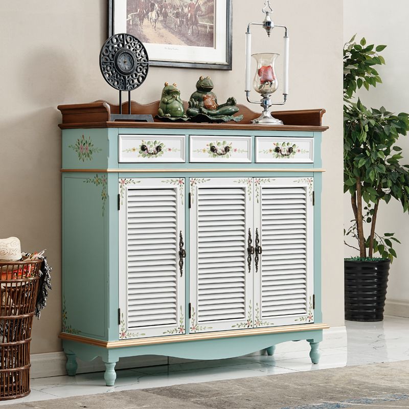 Industrial Rectangle Accent Cabinet with 6 Shelves Distressed Wood Cabinet Clearhalo 'Cabinets & Chests' 'cabinets_chests' 'furn' 'furn_cabinets_chests' 'Furniture' 'Living Room Furniture' 1200x1200_84116734-c3c7-4adc-bde5-c83dd804a7cc