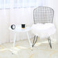 Contemporary 3 Legs Coffee Table Metal Tray Top Cocktail Table