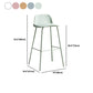 Modern Style Bar-stool Plastic Counter Bar Stool with Metal Legs for Home Clearhalo 'Bar Furniture' 'Bar Stools' 'bar_stools' 'furn' 'furn_bar_stools' 'Furniture' 'Kitchen & Dining Furniture' 1200x1200_841706cb-b092-42a7-aac7-7f924d10e14c