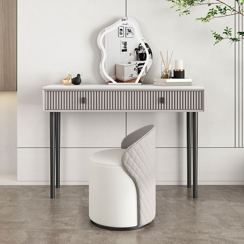 Tavolo da toeletta per vanità per trucco in legno massiccio glam