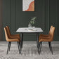 Modern Round Dining Table Sintered Stone Dining Table with 4 Black Legs for Home Kitchen Dinner Clearhalo ' dining_table' 'Dining Tables & Seating' 'Dining Tables' 'furn' 'furn_dining_table' 'Furniture' 'furniture_dining_table' 'Kitchen & Dining Furniture' 'kitchen&dining_furn' 'kitchen' 'kitchen_dining_table' 1200x1200_841ad84f-e6fa-49cd-90a9-a972a2a4ec00