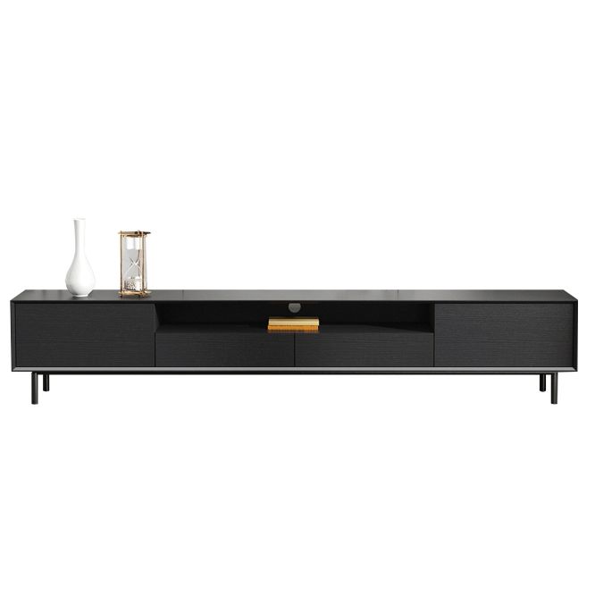 Home TV Storage Modern Rectangle TV Cabinet with Splayed Metal Legs Clearhalo 'furn' 'furn_tv_stands_entertainment_centers' 'Furniture' 'Living Room Furniture' 'TV Stands & Entertainment Centers' 'TV Stands & Media Storage Furniture' 'tv_stands_entertainment_centers' 1200x1200_841b784f-22bc-4cd6-b650-993f94f3a2cb
