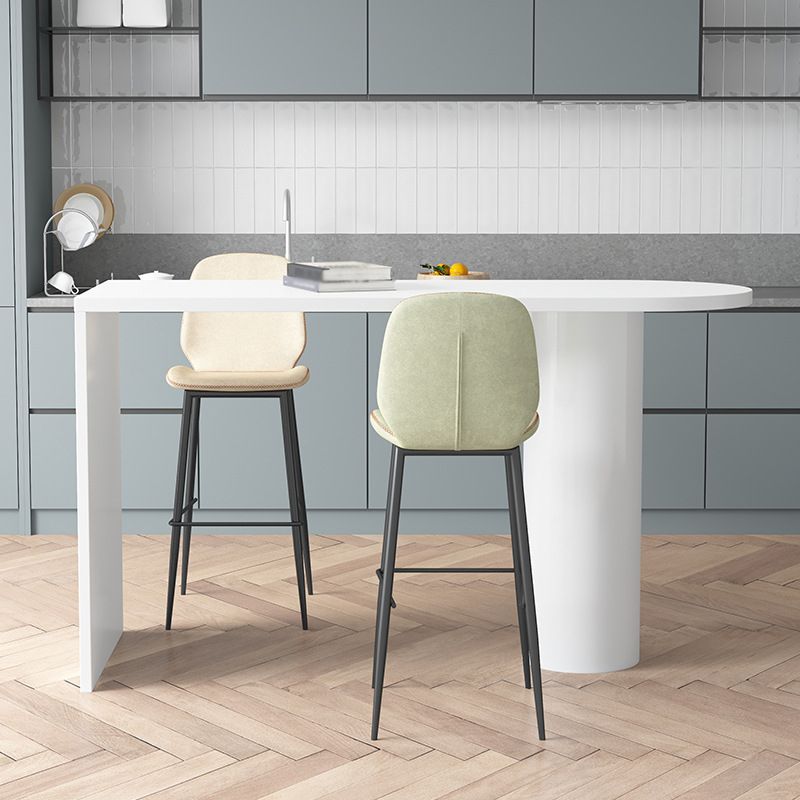 Solid Wood Bar Dining Table Contemporary Bar Dining Table with Sled Base Clearhalo 'Bar Furniture' 'Bar Tables' 'bar_tables' 'Furniture' 'furniture_bar_tables' 'Kitchen & Dining Furniture' 1200x1200_841b8a54-60e8-4cdf-8fde-34013f4e9f9e