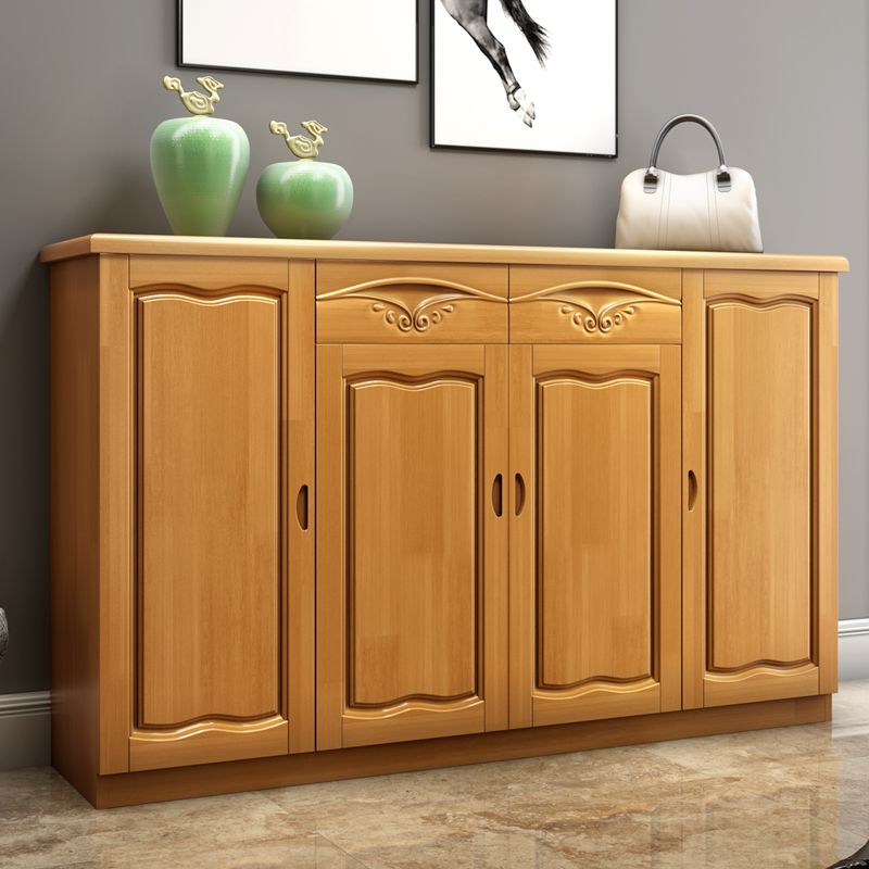 Gabinete rectángulo de gabinete de acento de madera moderno con cajón