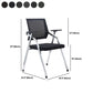 Chaise de conférence contemporaine Black Mesh Seat and Back Task Chair